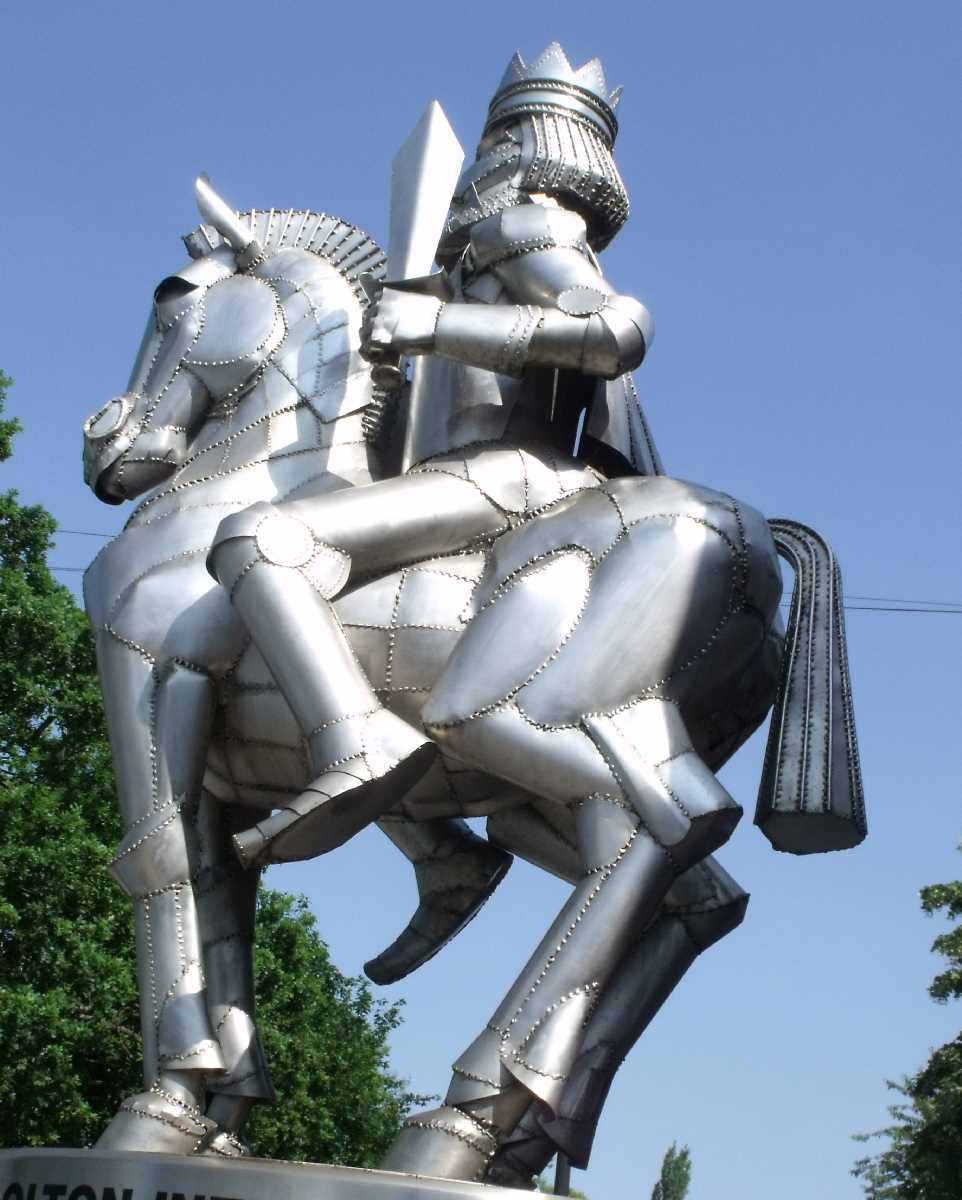 Saxon King on Horse